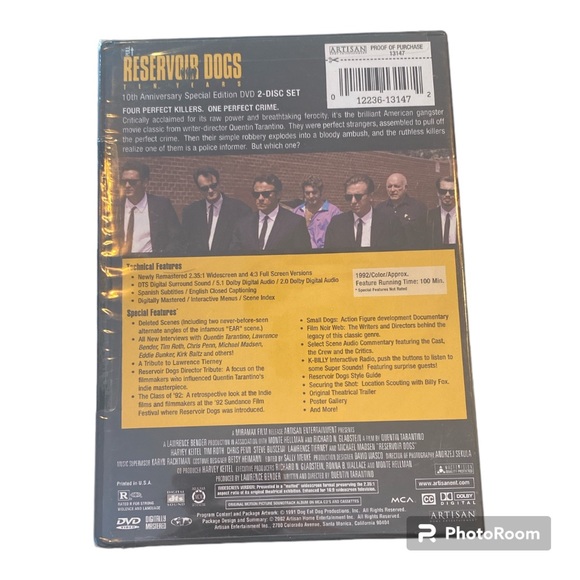 10yr special edition Reservoir Dogs DVD NIB unopened and sealed - Picture 3 of 5